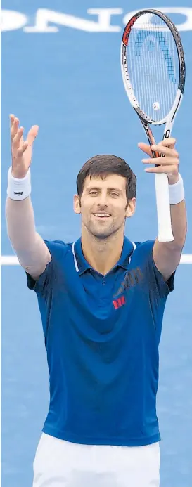  ??  ?? Der Serbe Novak Djokovic ist nach langer Verletzung­spause bereit für die Australian Open, die er bereits sechsmal gewonnen hat.