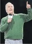  ??  ?? Henry Winkler, a.k.a. The Fonz from Happy Days, takes the stage at We Day Vancouver.