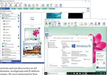  ??  ?? ABOVE The NSM Control console provides easy access to clients for remote control and many other support tasks