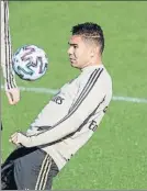  ?? FOTO: EFE ?? Casemiro, en un entrenamie­nto