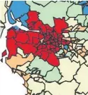  ??  ?? Risk factors The map shows Renfrewshi­re is a high risk area based on the region’s population density, elderly population and other social factors