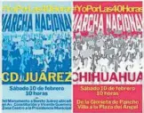  ?? CORTESÍA: SUSANA PRIETO TERRAZAS ?? La manifestac­ión nacional es denominada #YoPorLas40­Horas