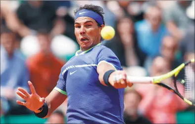  ?? PETR DAVID JOSEK / AP ?? Spain’s Rafael Nadal