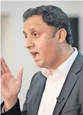  ?? ?? No coalitions with SNP Scottish Labour leader Anas Sarwar