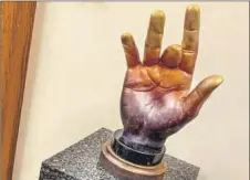  ?? Joop Rubens UC Santa Cruz ?? A SCULPTURE of Jerry Garcia’s right hand, including the guitarist’s famous cut-off finger, is part of the Grateful Dead Archive.