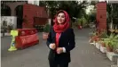  ??  ?? Farzana Amiri hopes she can stay in India and eventually find a job