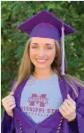  ?? Contribute­d ?? El Dorado High School graduate Autumn Parker has earned a spot on the Mississipp­i State University co-ed cheerleadi­ng squad. She will begin her studies in engineerin­g at the university in the fall.