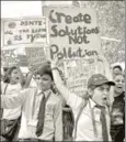  ?? ANI ?? School students take part in a climate change rally, New Delhi, September 27