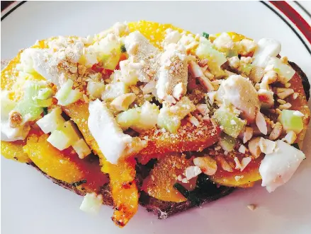  ?? PHOTOS: MIA STAINSBY/PNG ?? The squash and apple tartine at Bows and Arrows is a vegan favourite.