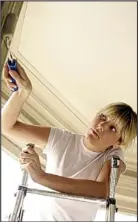  ??  ?? Trusted: More women are training as painters and decorators