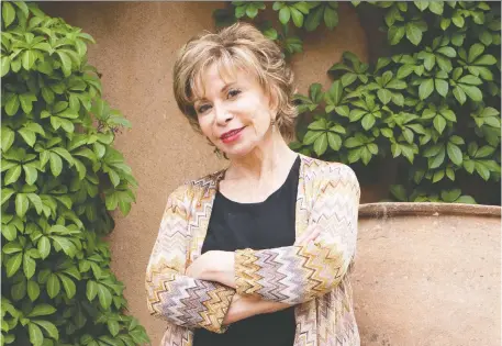  ?? LORI BARRa ?? Author Isabel Allende was inspired by the story of her twice-exiled friend Victor Pey Casado while writing her newest novel.