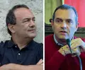  ??  ?? Mimmo Lucano e Luigi de Magistris