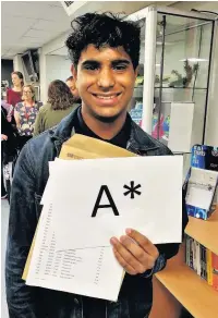  ??  ?? Awais Ali said his results were a lot better than he expected