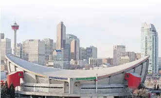  ?? CALGARY HERALD/ FILES ?? Calgary Sports and Entertainm­ent Corp. president and CEO Ken King suggests the Saddledome could be repurposed as a possible exhibition and trade space when the teams move out.