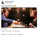  ??  ?? Magnus Carlsen tweeted his views on the popular Netflix miniseries Queen’s Gambit Photograph: Magnus Carlsen/Twitter