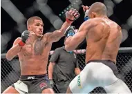  ?? JOSHUA DAHL / USA TODAY SPORTS ?? Anthony Pettis (left) is a former UFC champion at 155 pounds.