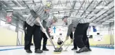  ??  ?? Naseby curlers feature prominentl­y in the latest safety video.