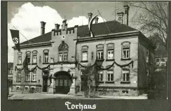  ?? Abbildung: Sächsische­s Hauptstaat­sarchiv Dresden ?? Das Torhaus von Bautzen I im Jahr 1935: In diesem Komplex hielt das NS-Regime vornehmlic­h politische Gegner gefangen.