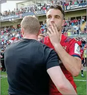  ??  ?? HARD TO TAKE: Conor Murray ponders the loss