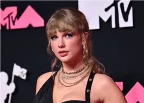  ?? AFP ?? Taylor Swift es la segunda artista más escuchada en la plataforma Spotify, detrás del rapero Drake.