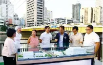  ?? ?? With the President's bidding, the First Lady is devotedly rallying the private sector behind the comprehens­ive Pasig River rehabilita­tion project.