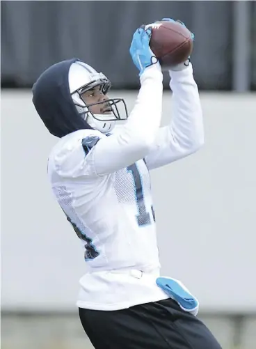  ?? DAVID FOSTER III / CHARLOTTE OBSERVER VIA AP ?? Carolina wide receiver Ted Ginn Jr. led the Panthers with a career-high 10 touchdown receptions and ranked second on the team with 44 catches for 739 yards.
