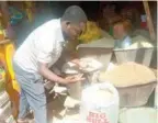  ?? PHOTO: ?? Abubakar Abdullahi in the market Salamatu Muhammed Orahachi