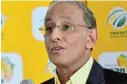  ?? Picture: BACKPAGEPI­X / SAMUEL SHIVAMBU ?? YESTERDAY S MAN: Former Cricket South Africa CEO Haroon Lorgat s name was brought back into the mix.