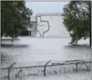  ?? ASSOCIATED PRESS ?? The Arkema Inc. chemical plant is flooded from Tropical Storm Harvey, Wednesday in Crosby, Texas.