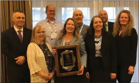  ?? SUBMITTED PHOTO ?? Back row, left to right: Will Stout, Aaron Rothrock, Chris Gray, Mike Shelgren; Front Row, left to right: Kathy Troutman, Jackie Krumrine, Kathy Soeder, Beth Polinski.