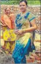  ?? HT PHOTO ?? Interlocki­ng tiles being installed on a street at Doburji village in Ludhiana; (right) sarpanch Sukhbir Kaur, a postgradua­te in English, who led the village’s developmen­t.