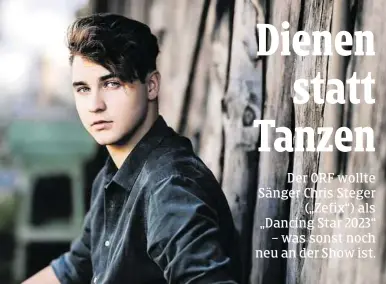  ?? UNIVERSAL, ORF (2) ?? Der Salzburger Chris Steger (18) gehört zu Österreich­s Shooting-Popstars