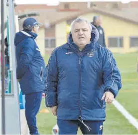  ?? LORENZO CORDERO ?? Adolfo Senso, entrenador del Diocesano.