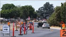  ?? RECORDER PHOTO BY CHIEKO HARA ?? The Jaye Street Bridge widenning project is just one of many road projects the city has currently underway. The city is going to bid on other projects in the coming months.