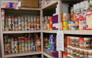  ?? Submitted photo ?? DONATION STATION: Jackson House representa­tive Suzanne Babbie will speak about the organizati­on during a community presentati­on set for June 7 in in Barcelona Road Baptist Church. Attendees are welcome to bring nonperisha­ble food items to help stock...