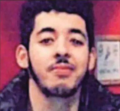  ??  ?? Face of a murderer: Salman Abedi built a homemade device that killed 22 at a pop concert