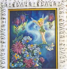  ?? ©DISNEY ?? Denyse Klette's take on Tinker Bell, the fairy from Peter Pan, is part of the Disney Fine Art collection.