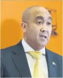  ?? Picture: AFP ?? FACING THE CHOP. NPA boss Shaun Abrahams.