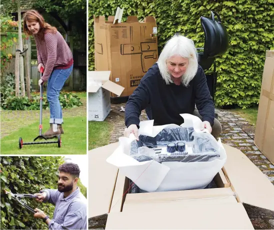  ?? ?? Every month members of the BBC Gardeners’ World Magazine reviews team test out a selection of products in all kinds of garden situations