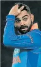  ??  ?? India captain Virat Kohli admitted his spinners failed to settle down.