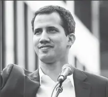  ??  ?? Juan Guaidó