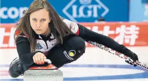  ?? ANDY WONG THE ASSOCIATED PRESS FILE PHOTO ?? Rachel Homan’s Ontario rink has had a strong start to her year, with three Grand Slam victories and a World Cup win already this season.