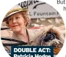  ??  ?? DOUBLE ACT: Patricia Hodge and Derek