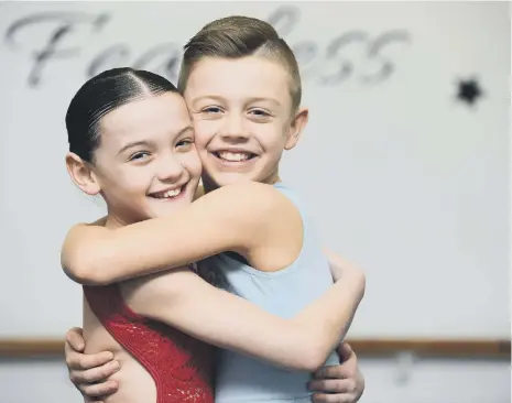  ??  ?? Lily Straughan and Joseph Chow are preparing for the next round of The Greatest Dancer on BBC One.