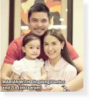  ??  ?? MARIAN WITH Dingdong Dantes and Zia (Instagram)