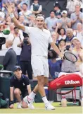  ?? TIM IRELAND/ASSOCIATED PRES ?? Roger Federer is not surprised Novak Djokovic, Rafael Nadal and Andy Murray have found their form.