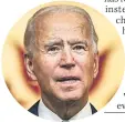  ??  ?? VICTORIOUS Joe Biden