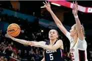  ?? Eric Gay / Associated Press ?? UConn’s Paige Bueckers has been regaining her form after having surgery on her knee 2½ months ago.