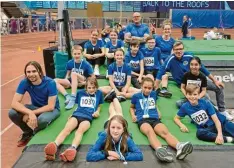  ?? Foto: Jacob Melder ?? Die Leichtathl­etik-Abteilung des TV Türkheim war beim Werner-von-LindeSport­fest in München mit elf Sportlern vertreten.