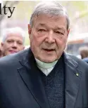  ??  ?? Vatican Treasurer Cardinal George Pell (Reuters)